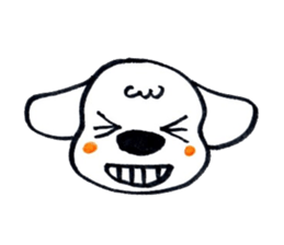 DACHSHUND FACE STICKER sticker #11368070