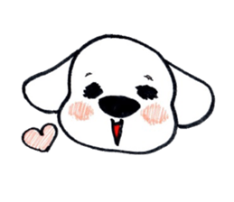 DACHSHUND FACE STICKER sticker #11368071