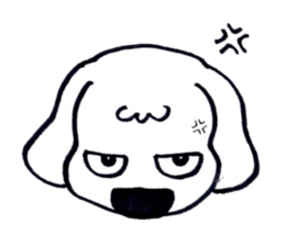 DACHSHUND FACE STICKER sticker #11368072