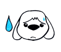 DACHSHUND FACE STICKER sticker #11368074