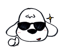 DACHSHUND FACE STICKER sticker #11368075