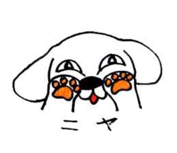 DACHSHUND FACE STICKER sticker #11368087