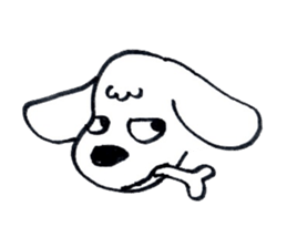 DACHSHUND FACE STICKER sticker #11368092