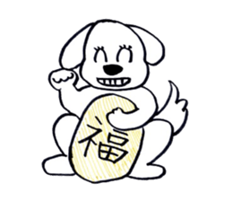 DACHSHUND FACE STICKER sticker #11368098