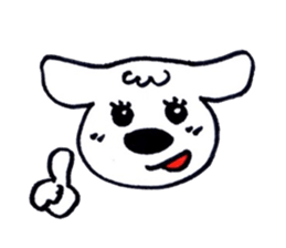 DACHSHUND FACE STICKER sticker #11368100