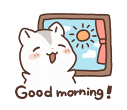 mocchiri hamster 2 sticker #11368784