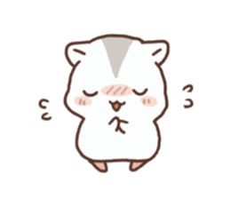 mocchiri hamster 2 sticker #11368798