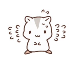 mocchiri hamster 2 sticker #11368806
