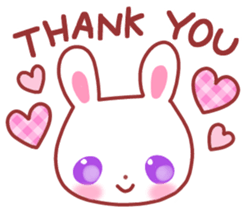 Cute fine rabbit 2. sticker #11369229