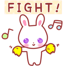 Cute fine rabbit 2. sticker #11369236