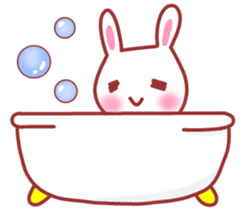 Cute fine rabbit 2. sticker #11369244
