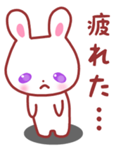 Cute fine rabbit 2. sticker #11369247