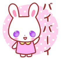 Cute fine rabbit 2. sticker #11369258