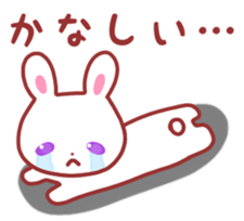 Cute fine rabbit 2. sticker #11369263