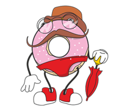 Donut in panties sticker #11369480