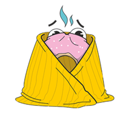 Donut in panties sticker #11369483