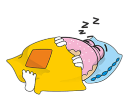 Donut in panties sticker #11369487