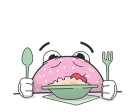 Donut in panties sticker #11369488