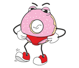 Donut in panties sticker #11369494