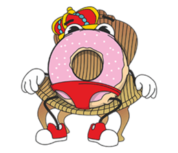 Donut in panties sticker #11369496