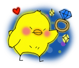 The Cool Chick Piyo 2 sticker #11369558