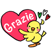 The rabbit and the duck italian sticker3 sticker #11370864