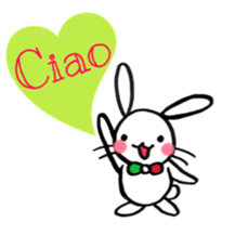 The rabbit and the duck italian sticker3 sticker #11370865