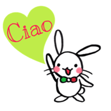 The rabbit and the duck italian sticker3 sticker #11370865