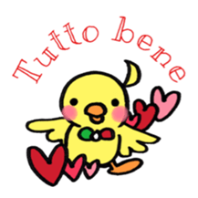 The rabbit and the duck italian sticker3 sticker #11370879