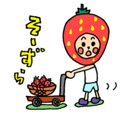 Shizuoka strawberry boy sticker #11371425