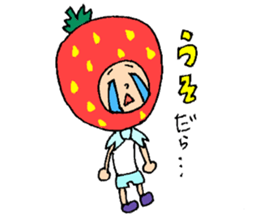 Shizuoka strawberry boy sticker #11371449
