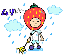 Shizuoka strawberry boy sticker #11371456