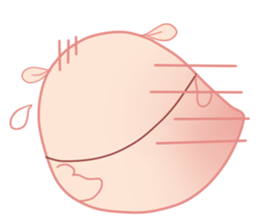 Happy Pink Bird sticker #11372073