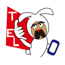 Uncle Bunny and his buddies sticker #11372346