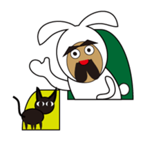 Uncle Bunny and his buddies sticker #11372356