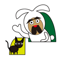 Uncle Bunny and his buddies sticker #11372356