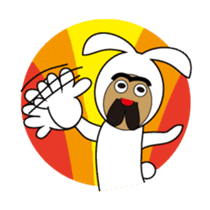 Uncle Bunny and his buddies sticker #11372364