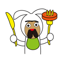 Uncle Bunny and his buddies sticker #11372365