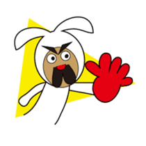 Uncle Bunny and his buddies sticker #11372366