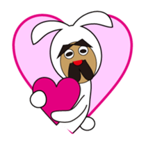 Uncle Bunny and his buddies sticker #11372367