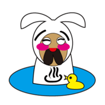 Uncle Bunny and his buddies sticker #11372375