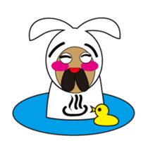 Uncle Bunny and his buddies sticker #11372375