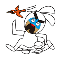 Uncle Bunny and his buddies sticker #11372376