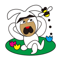 Uncle Bunny and his buddies sticker #11372377