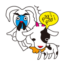 Uncle Bunny and his buddies sticker #11372381