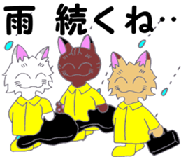 Punk cat 3 sticker #11372387