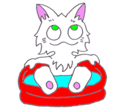 Punk cat 3 sticker #11372400