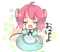 Of the country of mouse Alice sticker #11372624