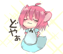 Of the country of mouse Alice sticker #11372636