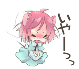 Of the country of mouse Alice sticker #11372639